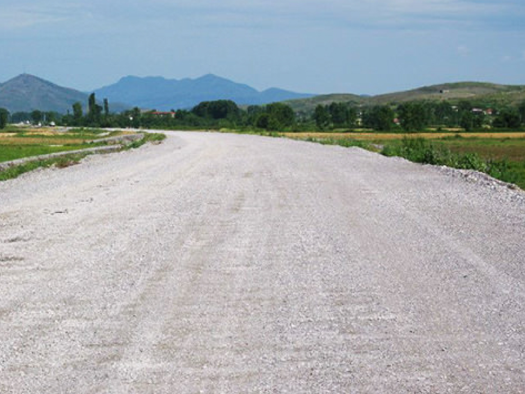 Construction of Zall Herri road